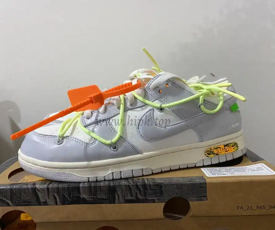 Pk God off white X dunk low the 50 NO.43 retail materials ready to ship