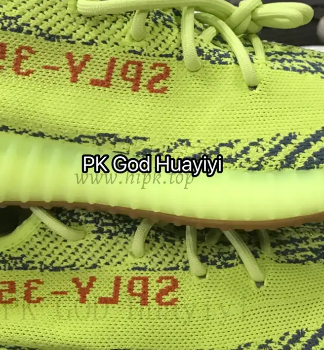 PK God Yeezy 350 V2 Semi Frozen Yellow Raw Steel WITH REAL PREMEKNIT FROM HUAYIYI WHICH OFFER PRIMEKNIT TO ADIDAS DIRECTLY