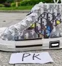 PK God Di*R retail version b23 high topWhite Canvas AND DANIEL ARSHAM Motif come with retail materials  total ready to ship