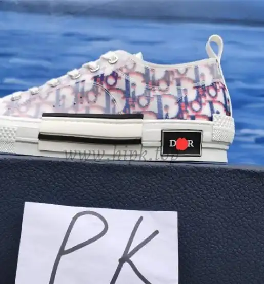 PK GOD Dior B33 TENNIS  DO EMBROIDERED  CANV BLUE & WHITE RETAIL MATERIALS READY TO SHIP