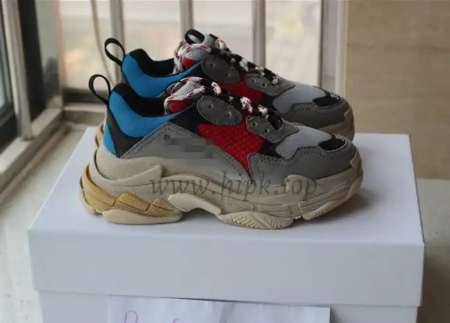 GOD Paris TRIPLE S TRAINER YELLOW BLUE RED