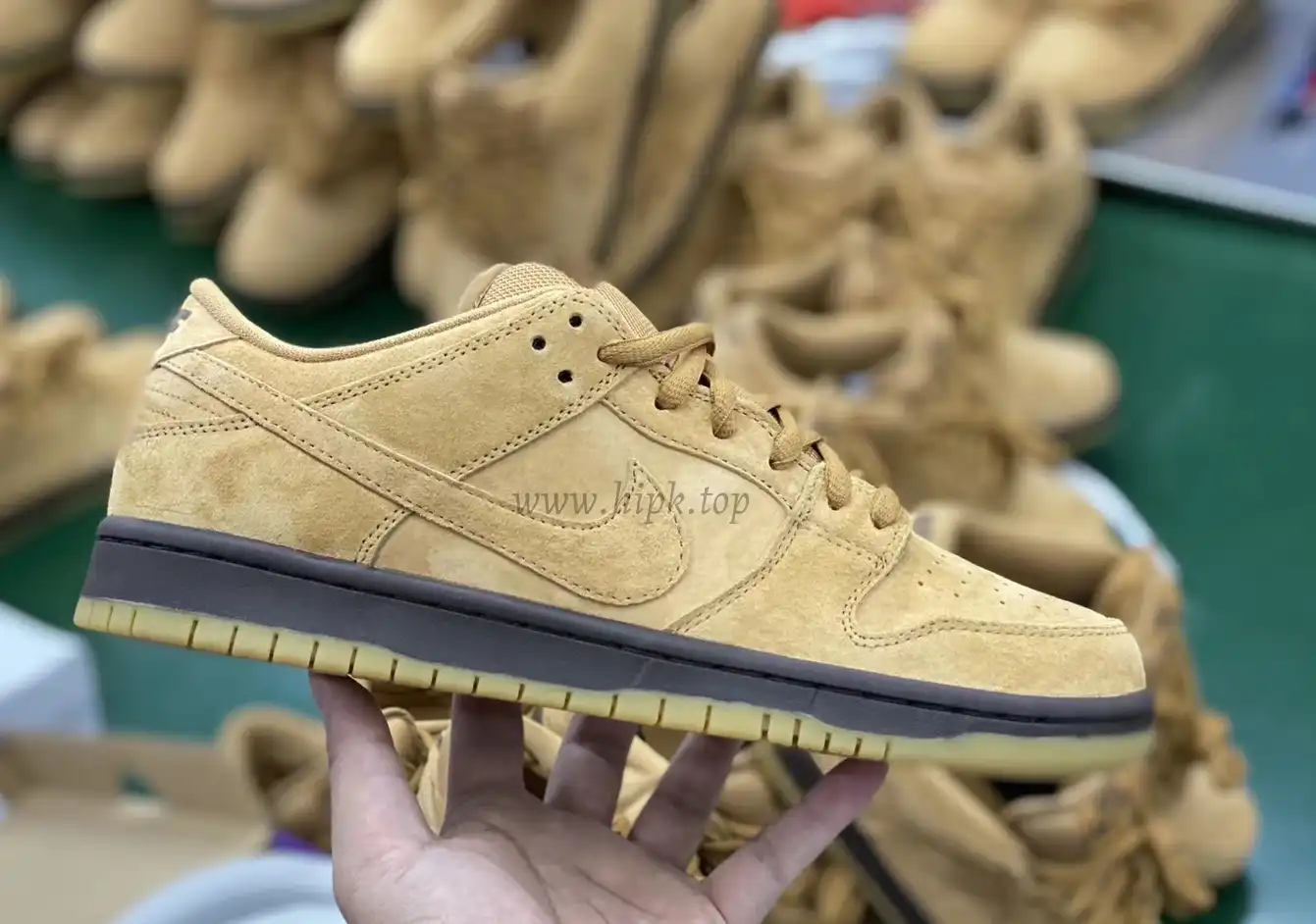 Pk God Sb dunk low wheat mocha retail materials ready to ship