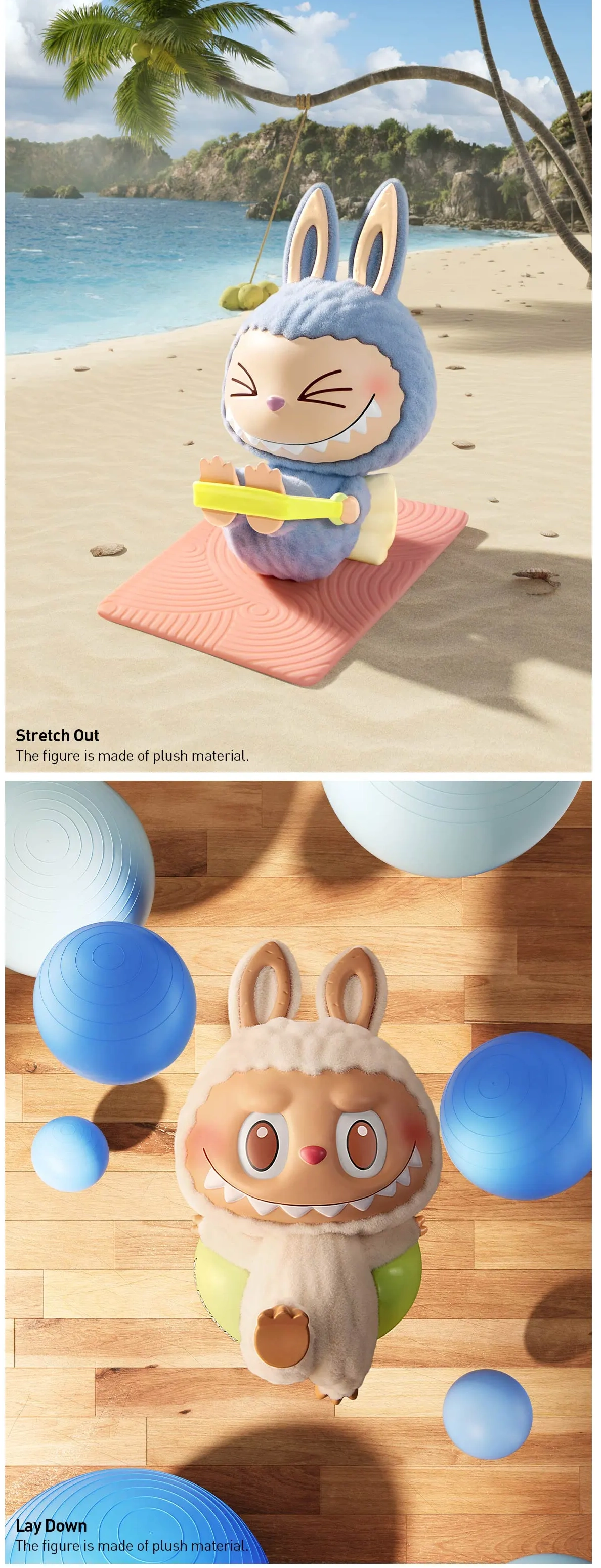 Efficient 3033 THE MONSTERS Lazy Yoga Series Figures