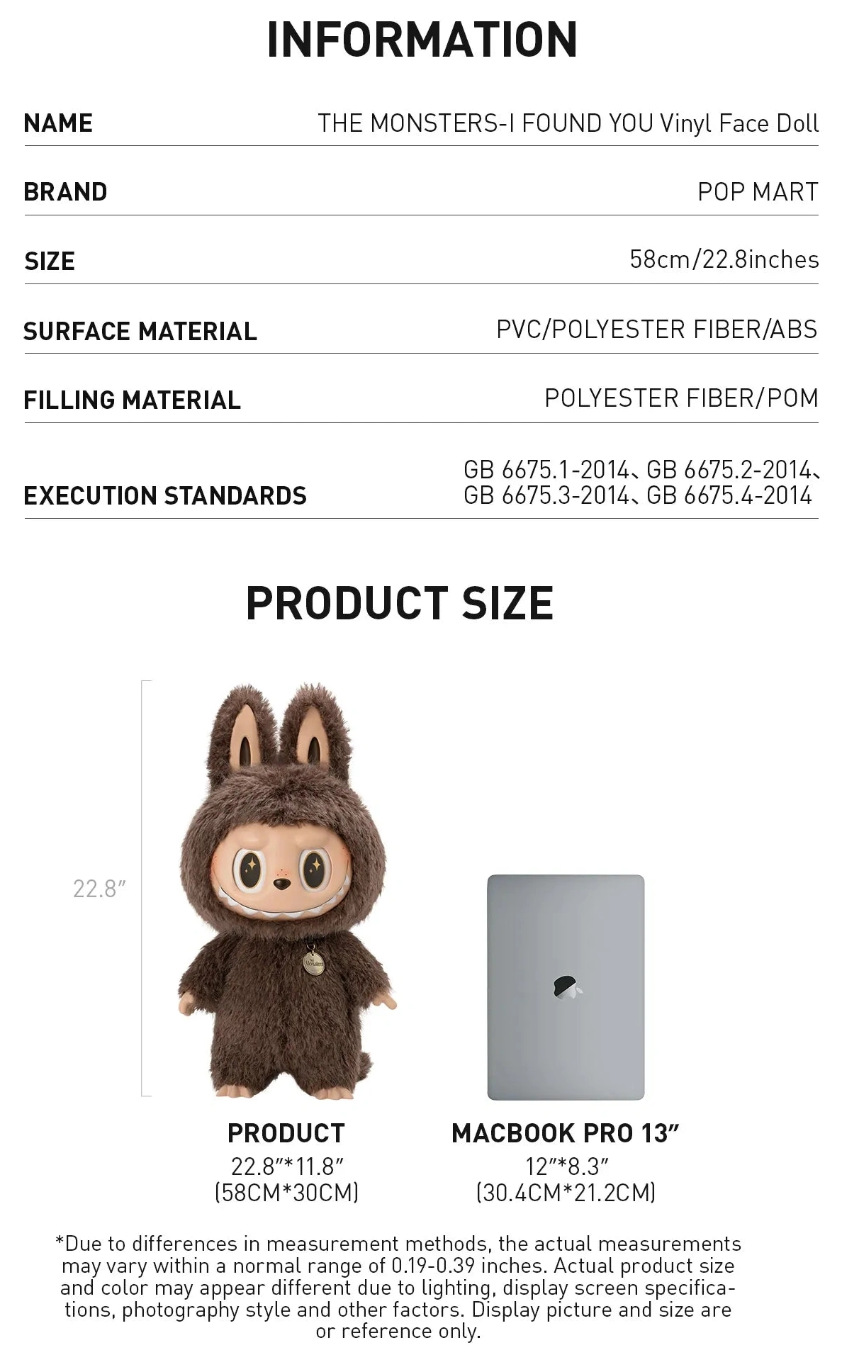 THE MONSTERS ZIMOMO V1-I FOUND YOU Vinyl Face Doll Affordable 1630