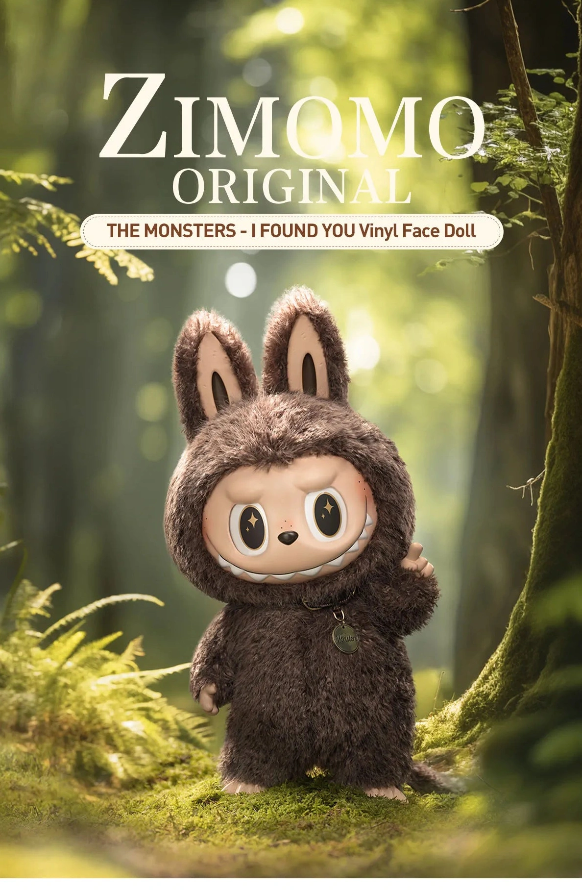 THE MONSTERS ZIMOMO V1-I FOUND YOU Vinyl Face Doll Affordable 1630