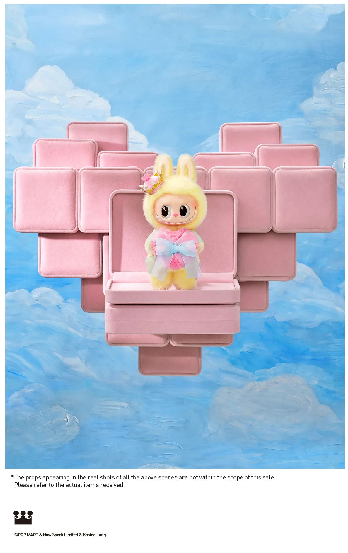 The Monsters Labubu Let's Checkmate Series Vinyl Plush Hanging Card Cozy 688