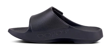 Cheap Unisex OOFOS OOahh Sport Flex Slide - 1550-MATBLK