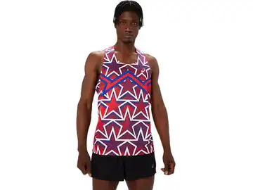 Cheap Men's ASICS Nations Singlet - 2011C979.601