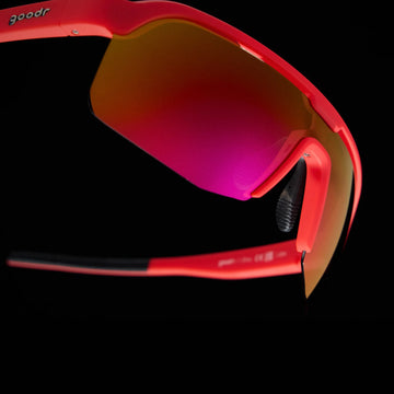 Cheap goodr Bolt G Running Sunglasses - Dante's Shin Splint Inferno