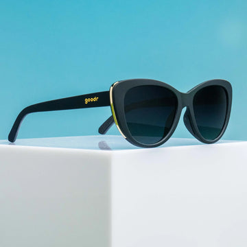 Cheap goodr Glam G Running Sunglasses - Its Noir Darling