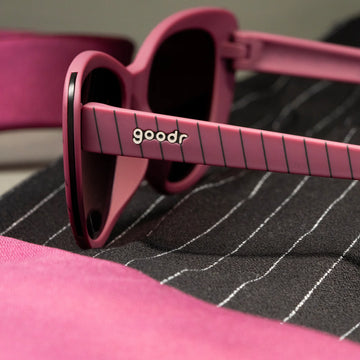 Affordable goodr Glam G Running Sunglasses - Cherry Cordial to Meet You