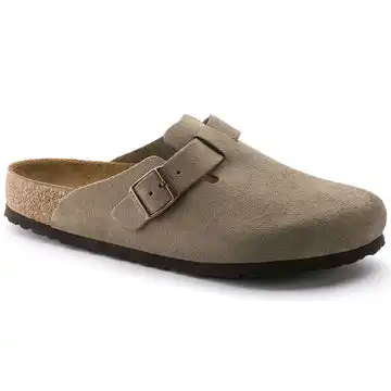 Women's Birkenstock Boston Suede Leather Clog - BIRK-560773