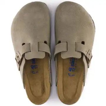 Affordable Men's Birkenstock Boston Suede Leather Clog - BIRK-560771