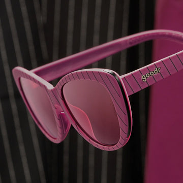 Affordable goodr Glam G Running Sunglasses - Cherry Cordial to Meet You