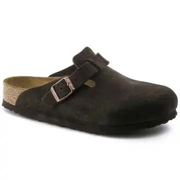 Men's Birkenstock Boston Suede Leather Clog - BIRK-660461