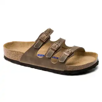 Women's Birkenstock Florida Soft Footbed Tobacco Oiled Leather BIRK-1011432