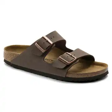 Men's Birkenstock Arizona Mocha Birkibuc - BIRK-151181