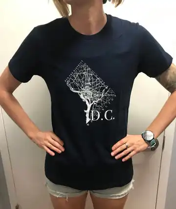 Affordable Women's =PR= DC Street Map NEXT-DCSTRTMAPWMNNAVY