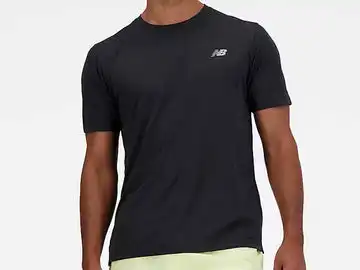 Men's New Balance Athletic T-Shirt - MT41253-BK