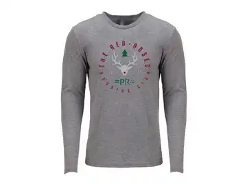 Unisex Red-Nosed Running Club Holiday Graphic Long Sleeve