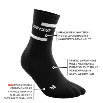 Affordable Men's CEP Run Compression Mid Cut Socks 4.0 - WP3C5R