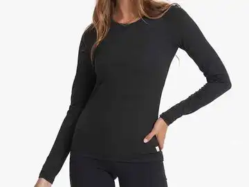 Women's Vuori Long Sleeve Lux Crew - VW1038-HBK