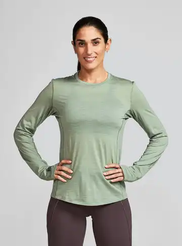 Cheap Women's Janji Repeat Merino Long Sleeve - WT22B-SGE