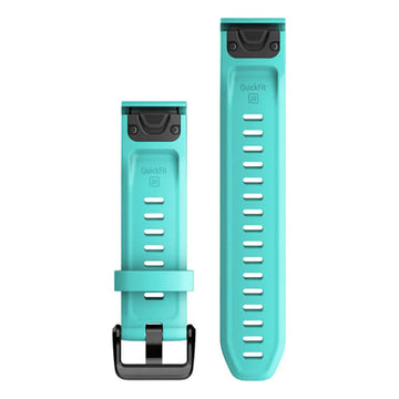 Affordable Garmin 20mm QuickFit Silicone Band - Aqua - 010-13102-05