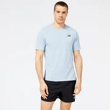 Cheap Men's New Balance Q Speed Jacquard Short Sleeve - MT23281-LAY