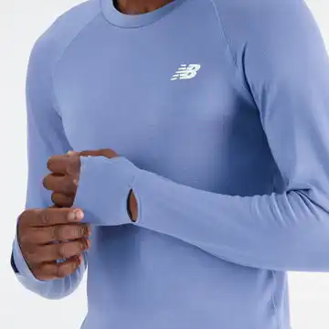 Cheap Men's New Balance QSpeed 1NTRO Long Sleeve - MT33284-MYL