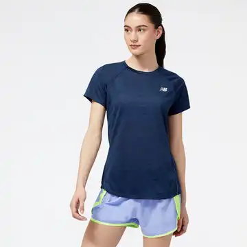 Cheap Women's New Balance Impact Run Short Sleeve - WT21262-NIH