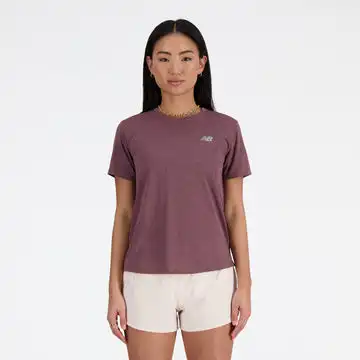 Affordable Women's New Balance Athletics T-Shirt - WT41253-LRC