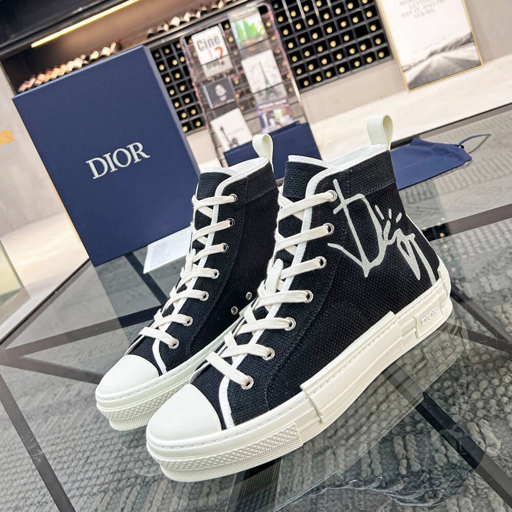 B23 CACTUS JACK DIOR HIGH-TOP SNEAKER Refined 120