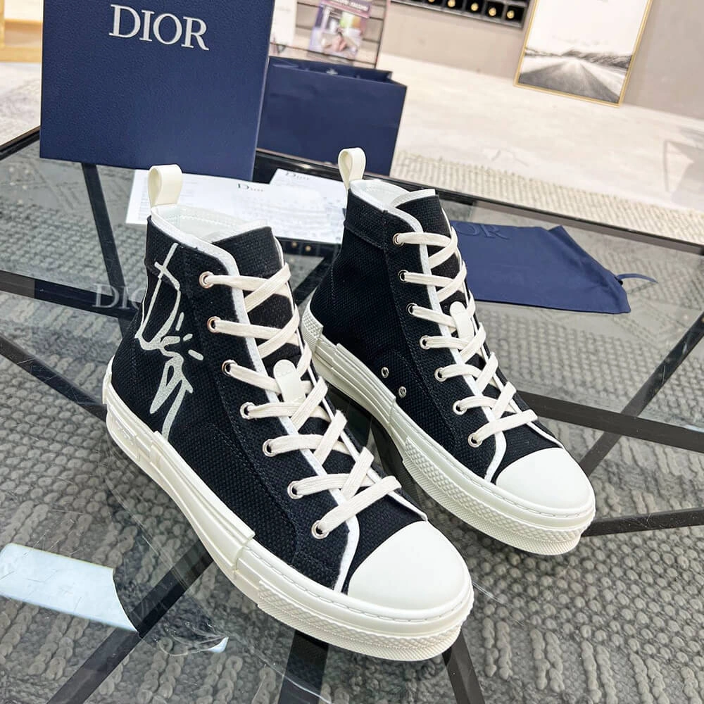 B23 CACTUS JACK DIOR HIGH-TOP SNEAKER Refined 120