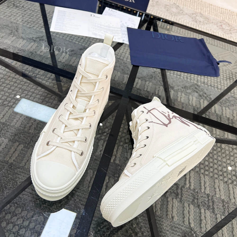 Stretchable B23 CACTUS JACK DIOR HIGH-TOP SNEAKER 93
