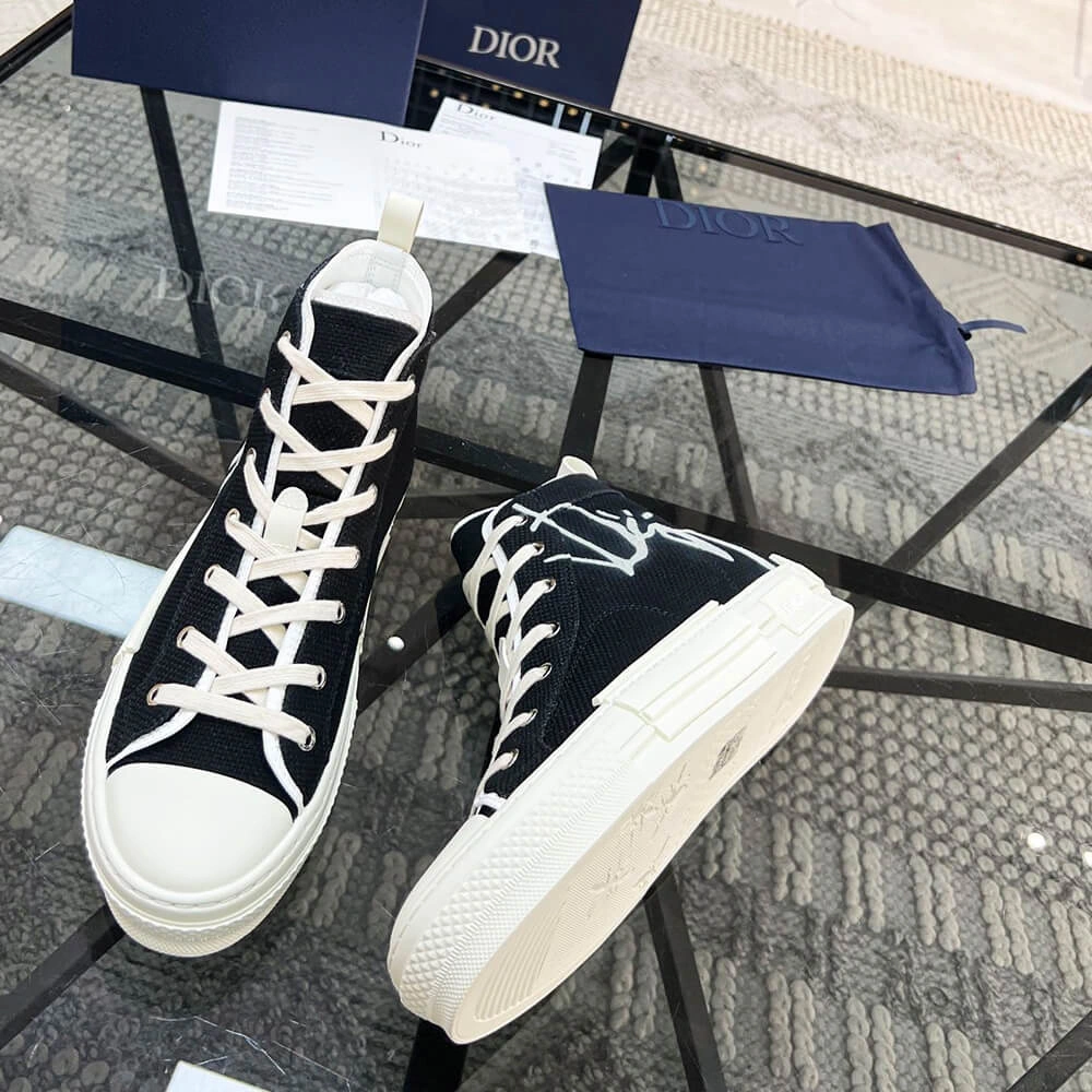 B23 CACTUS JACK DIOR HIGH-TOP SNEAKER Refined 120