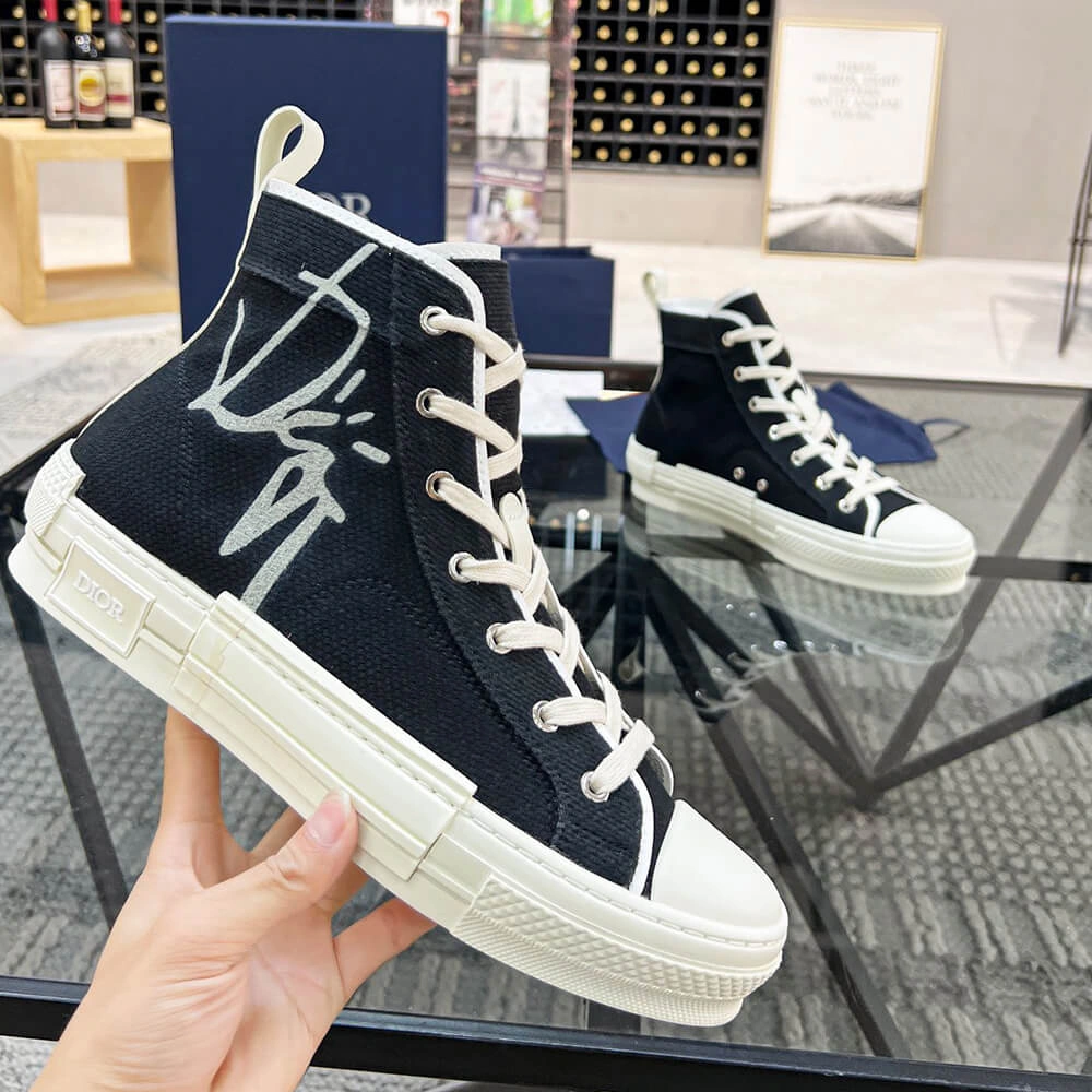 B23 CACTUS JACK DIOR HIGH-TOP SNEAKER Refined 120