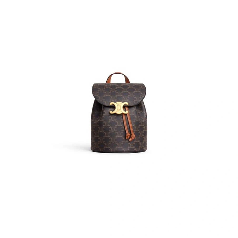 Refined BACKPACK CELINE BONNIE IN Triomphe Canvas and calfskin(HIGH-END GRADE) 1631