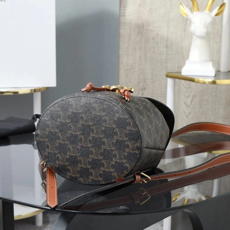 Refined BACKPACK CELINE BONNIE IN Triomphe Canvas and calfskin(HIGH-END GRADE) 1631