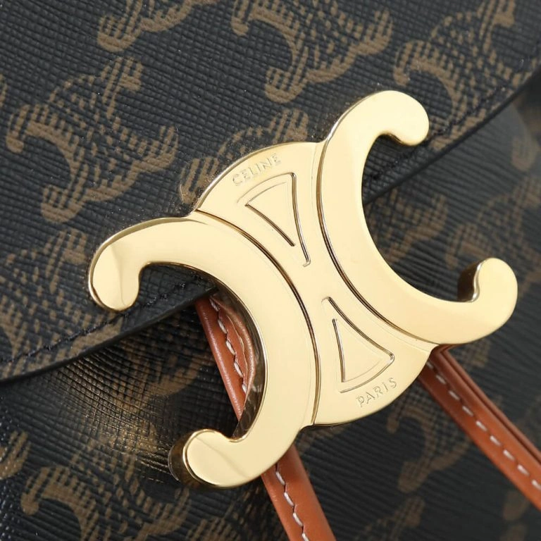 Refined BACKPACK CELINE BONNIE IN Triomphe Canvas and calfskin(HIGH-END GRADE) 1631