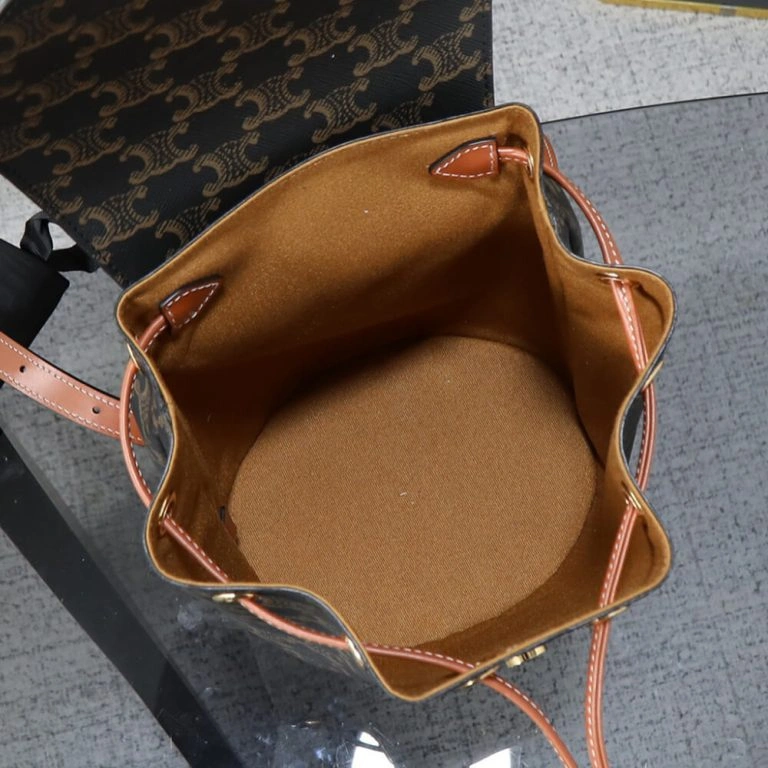Refined BACKPACK CELINE BONNIE IN Triomphe Canvas and calfskin(HIGH-END GRADE) 1631