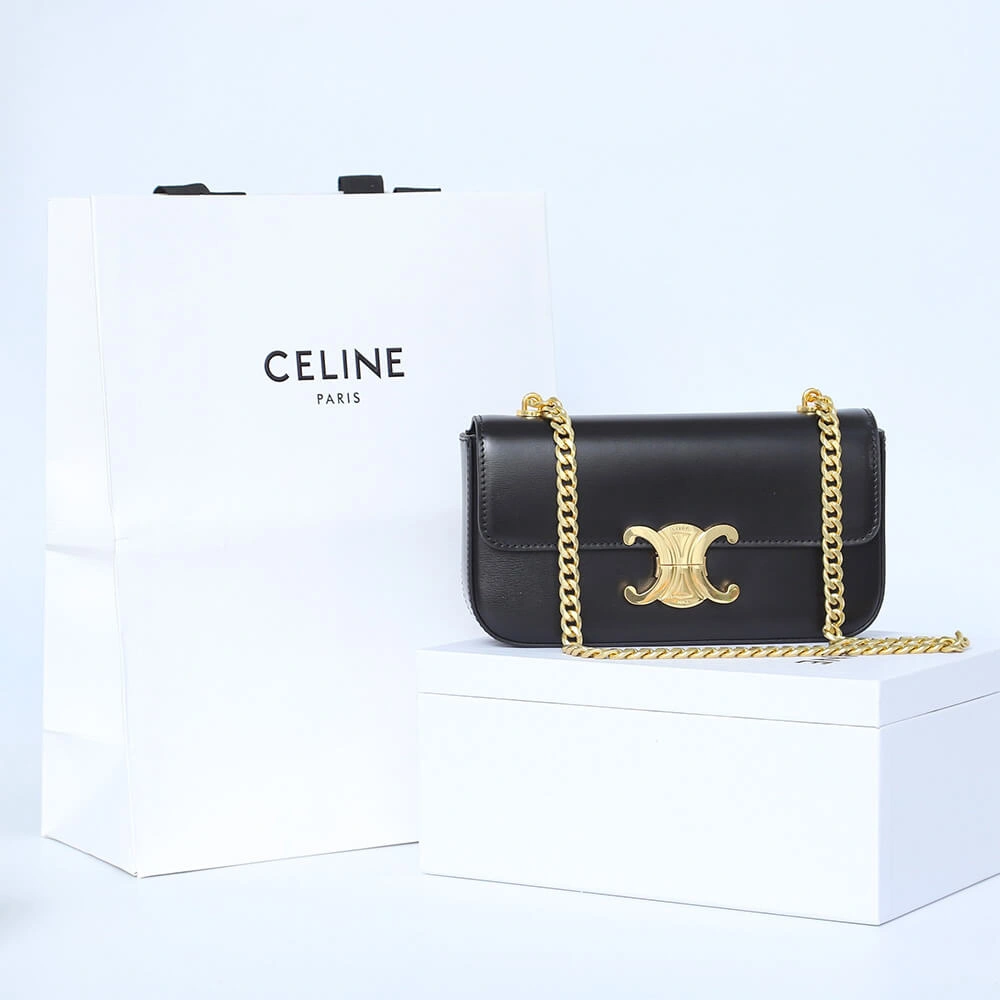 CELINE CHAIN SHOULDER BAG CLAUDE Comfortable 1604