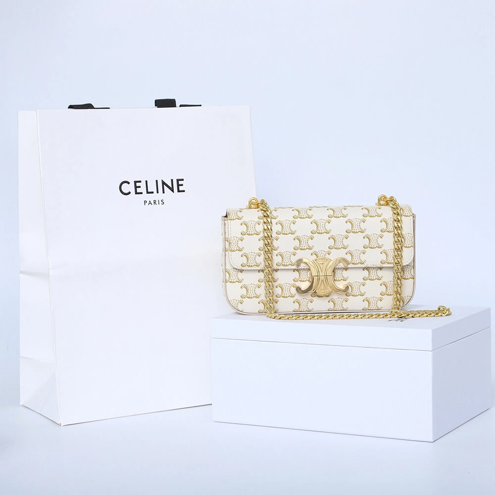 Sustainable CELINE CHAIN SHOULDER BAG CLAUDE 1600