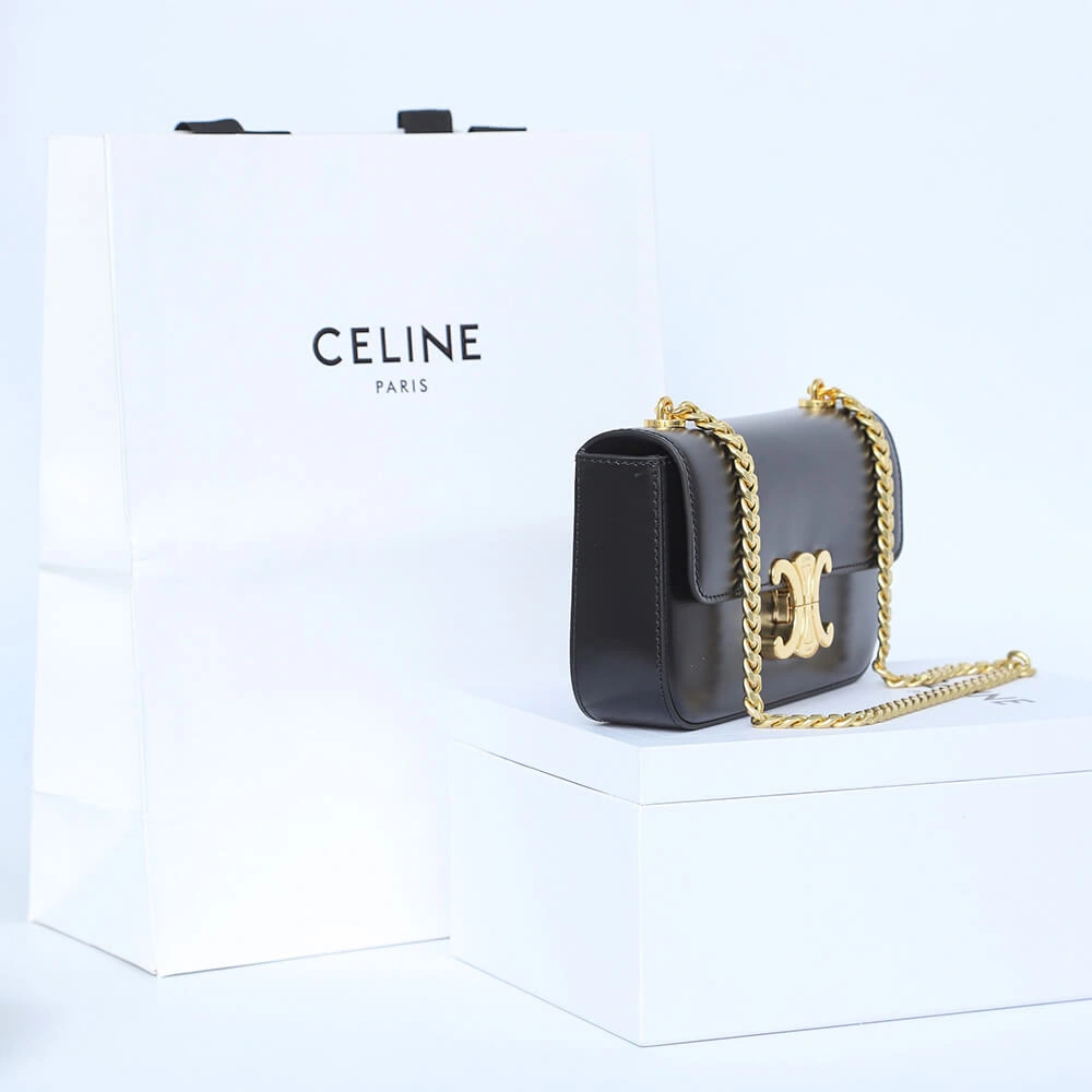 CELINE CHAIN SHOULDER BAG CLAUDE Comfortable 1604