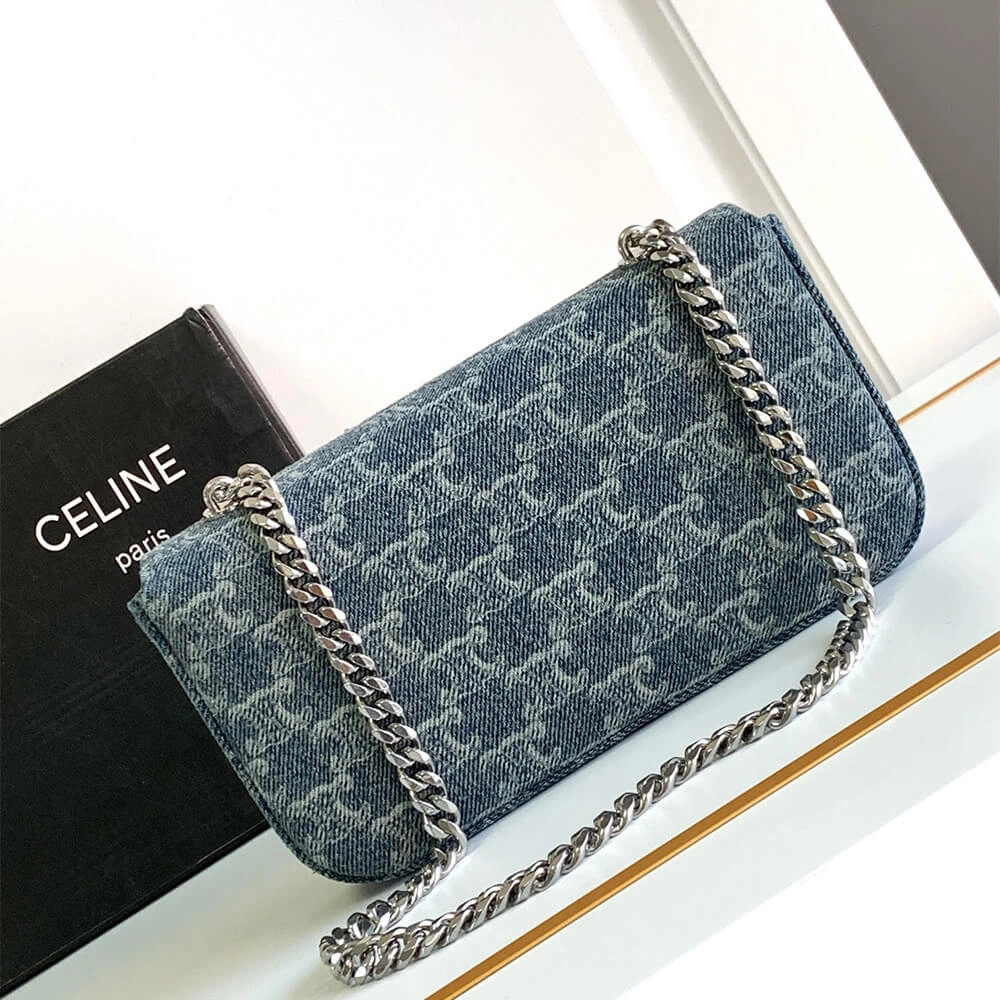 CELINE CHAIN SHOULDER BAG CLAUDE Sleek 1650
