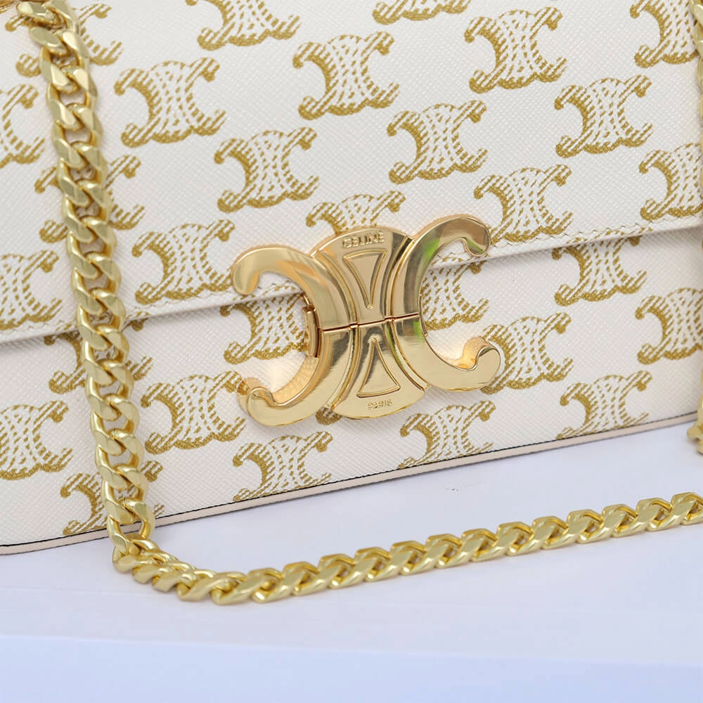 Sustainable CELINE CHAIN SHOULDER BAG CLAUDE 1600