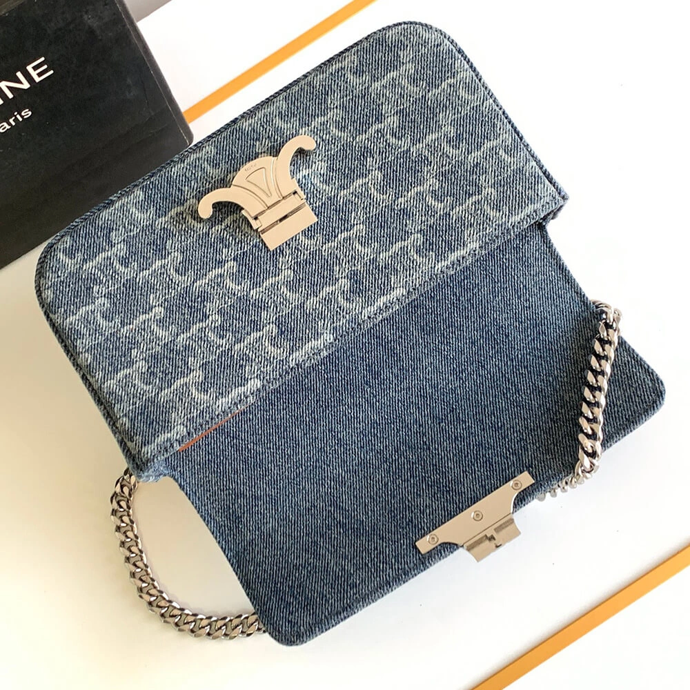 CELINE CHAIN SHOULDER BAG CLAUDE Sleek 1650
