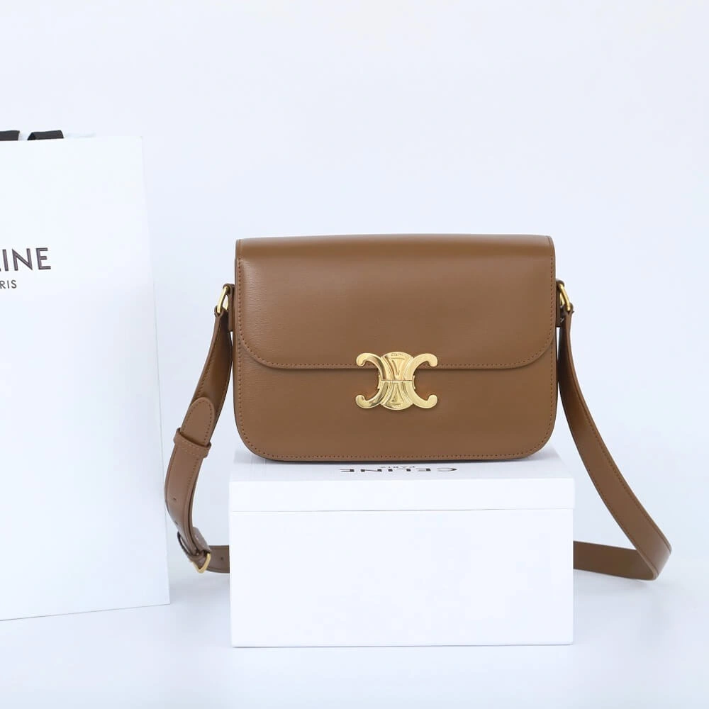 CELINE CLASSIQUE TRIOMPHE BAG IN CALFSKIN Classic 1611