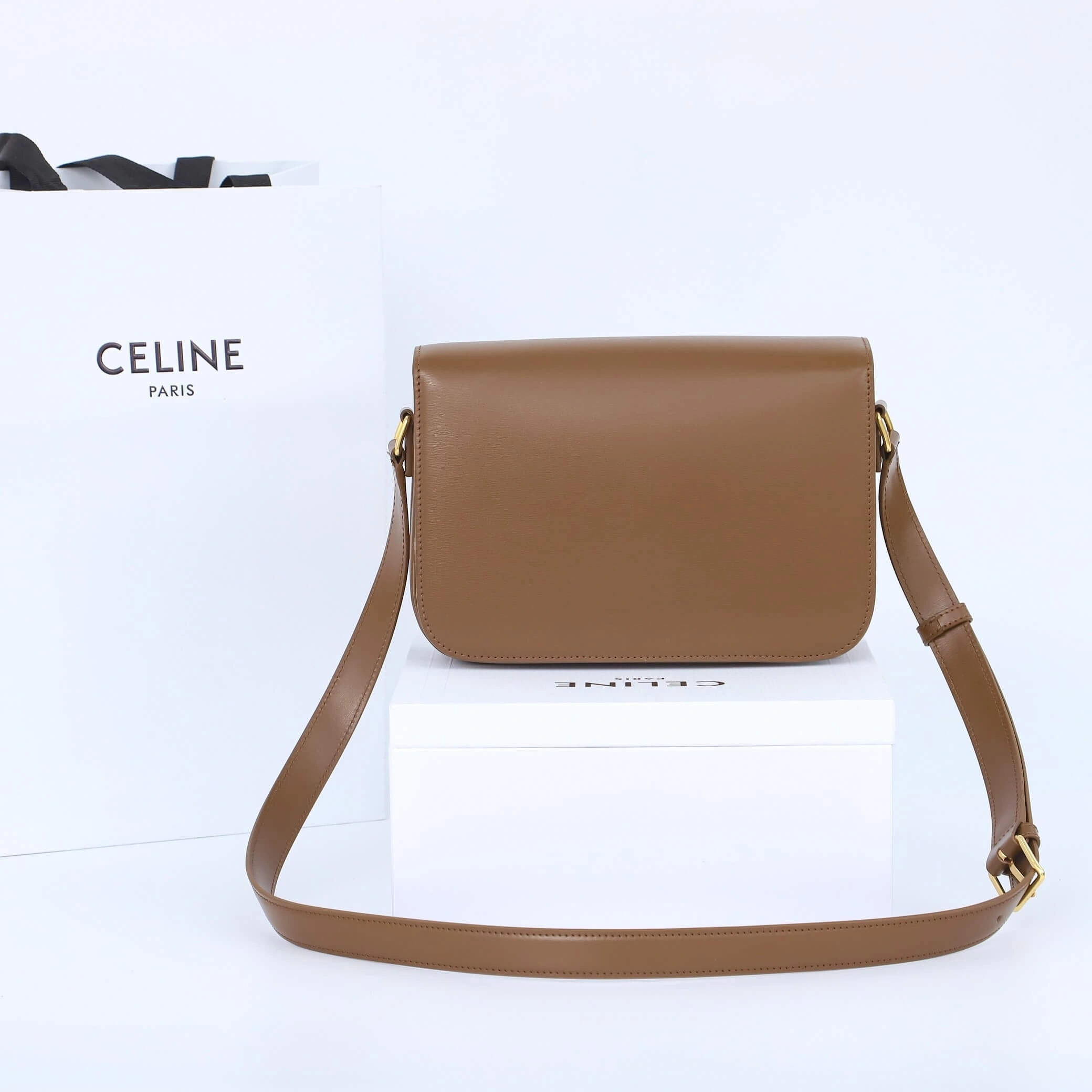 CELINE CLASSIQUE TRIOMPHE BAG IN CALFSKIN Classic 1611