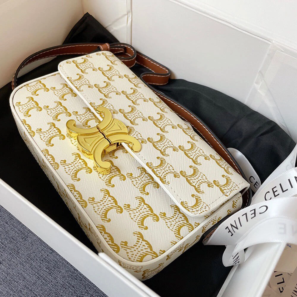 Unique CELINE TRIOMPHE SHOULDER BAG 1646